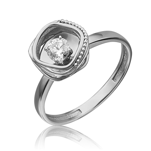 

Кольцо из золота р. 18,5 PLATINA jewelry 01-5232-00-501-1120-38, фианит, 01-5232-00-501-1120-38