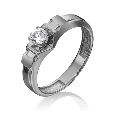 

Кольцо из золота р. 19 PLATINA jewelry 01-5259-00-501-1120-38, фианит, 01-5259-00-501-1120-38