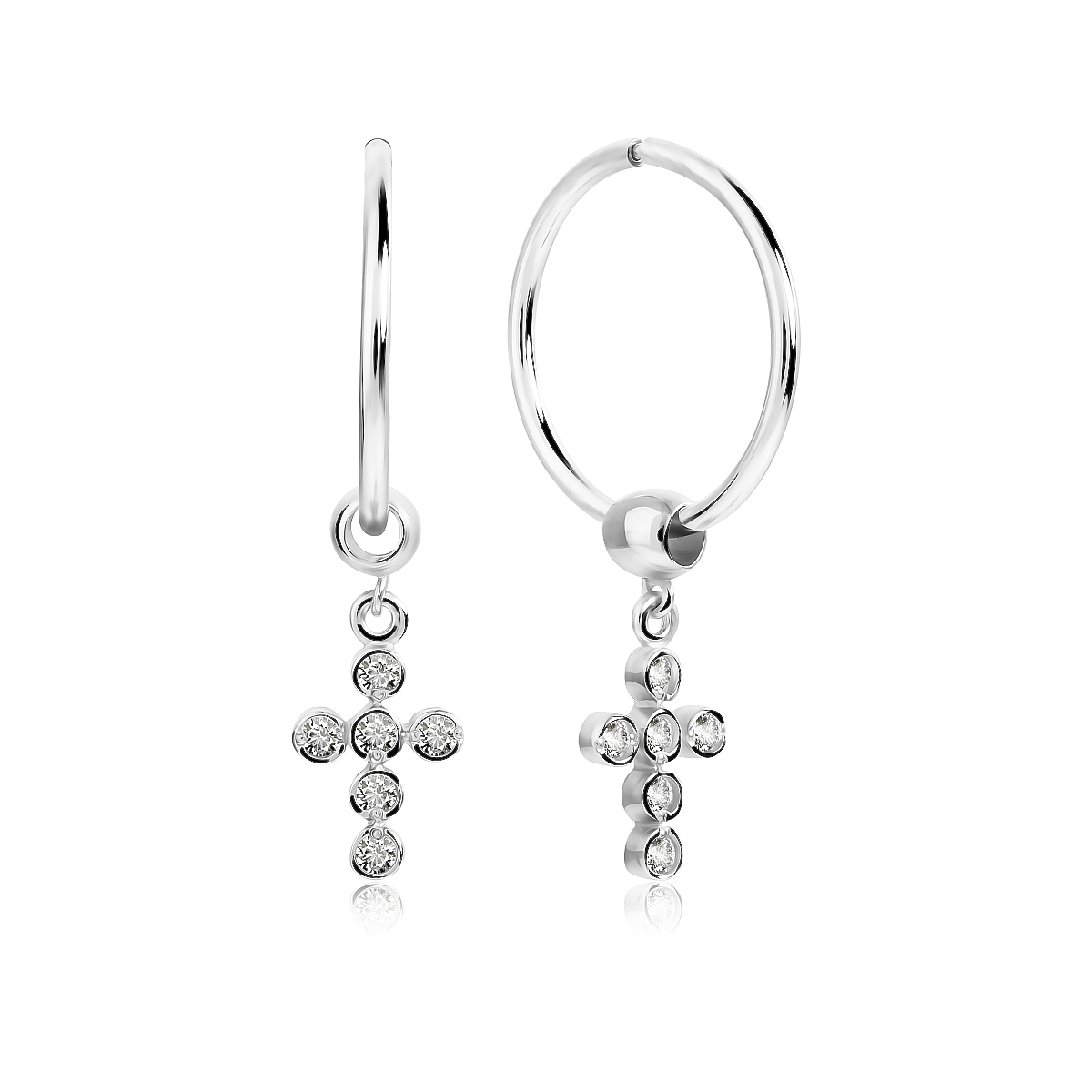 

Серьги из серебра VALTERA 118355, фианит, 118355