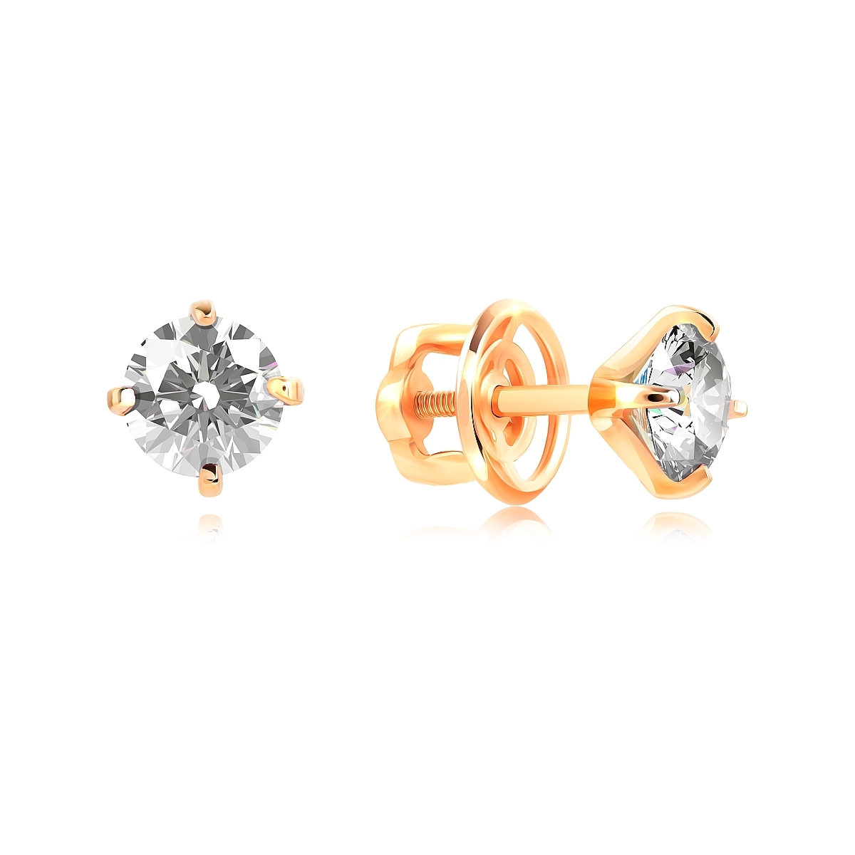 

Серьги из серебра VALTERA 118360, фианит, 118360