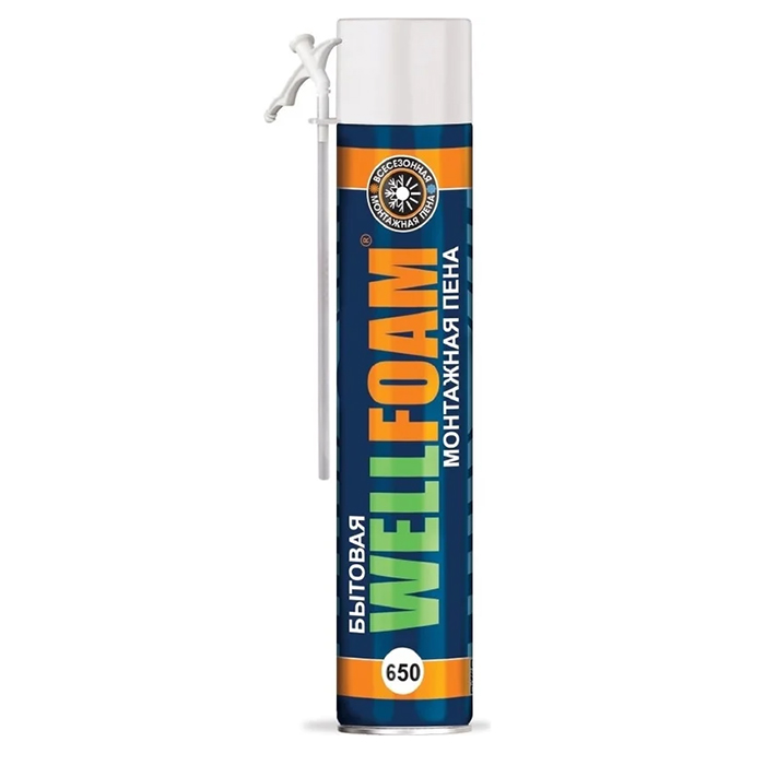 

Пена монтажная бытовая всесезонная WELLFOAM 650, Бежевый