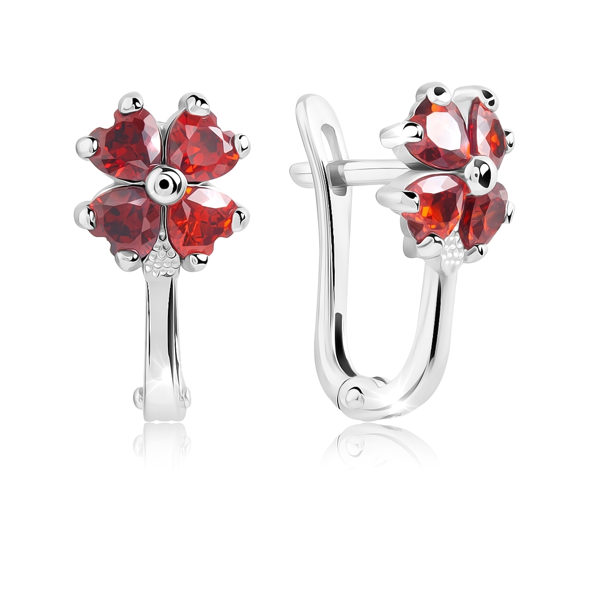 

Серьги из серебра VALTERA 118376, фианит, 118376