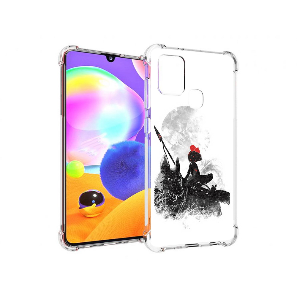 

Чехол MyPads Tocco для Samsung Galaxy A21s мононоке (PT149116.528.481), Прозрачный, Tocco