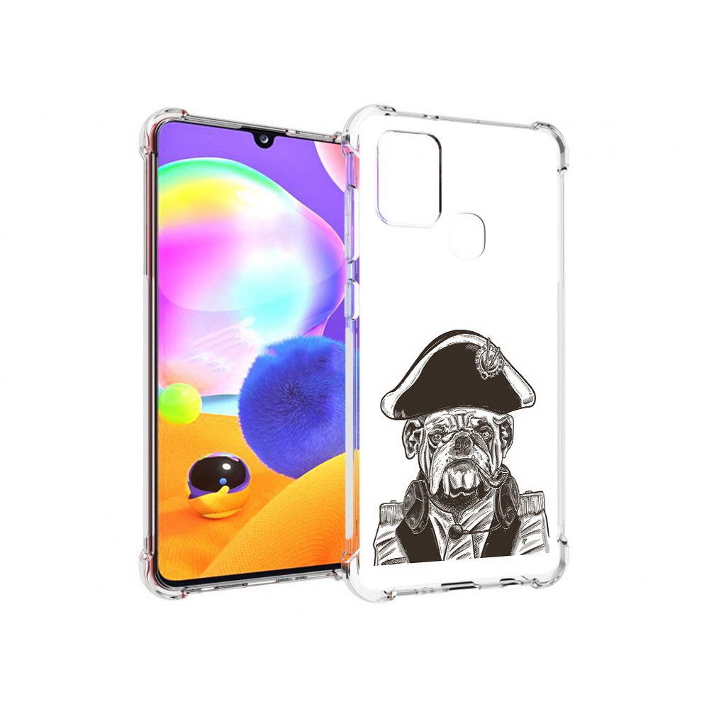 Чехол MyPads Tocco для Samsung Galaxy A21s мопс генерал (PT149116.528.483)