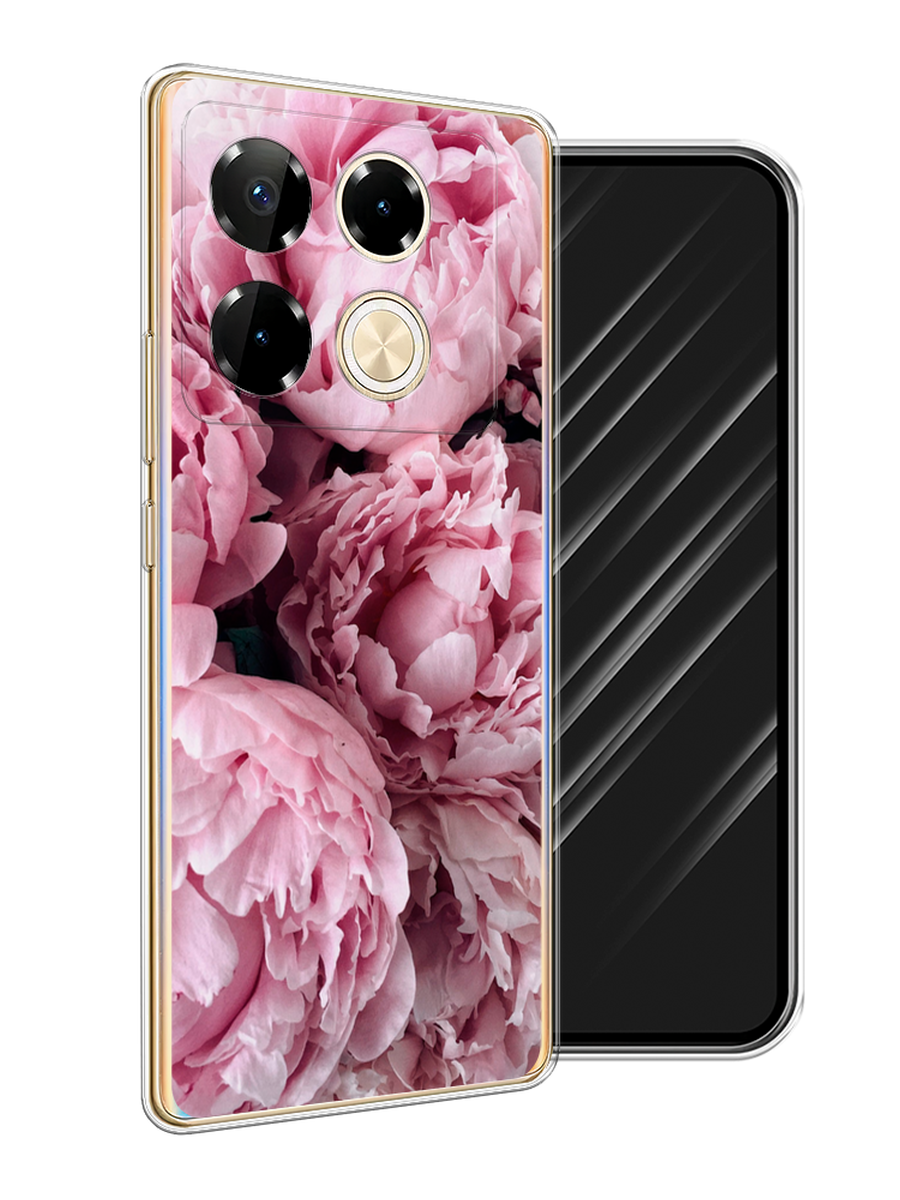 

Чехол Awog на Infinix Note 40 Pro "Нежные пионы", Розовый;черный;белый, 3105750-1