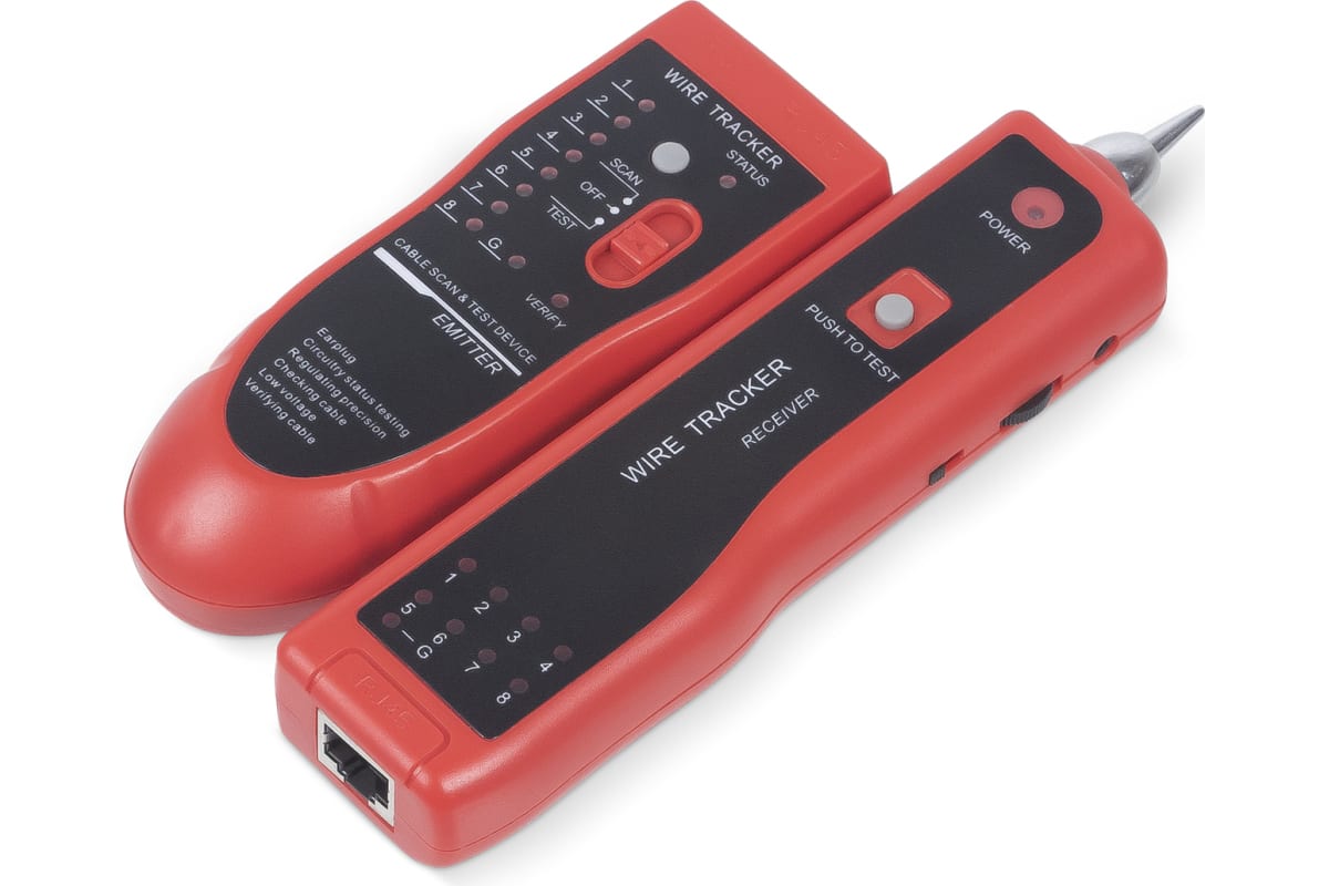 

Тестер для витой пары с тон-генератором Cabeus HT-462