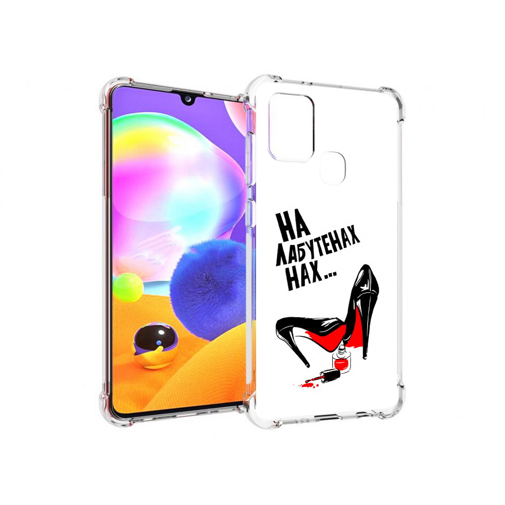 

Чехол MyPads Tocco для Samsung Galaxy A21s на лабутенах (PT149116.528.493), Прозрачный, Tocco