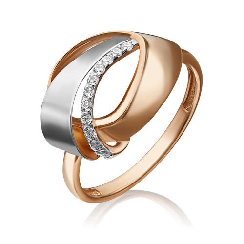 

Кольцо из золота р.  PLATINA jewelry 01-5298-00-401-1111-48, фианит, 01-5298-00-401-1111-48