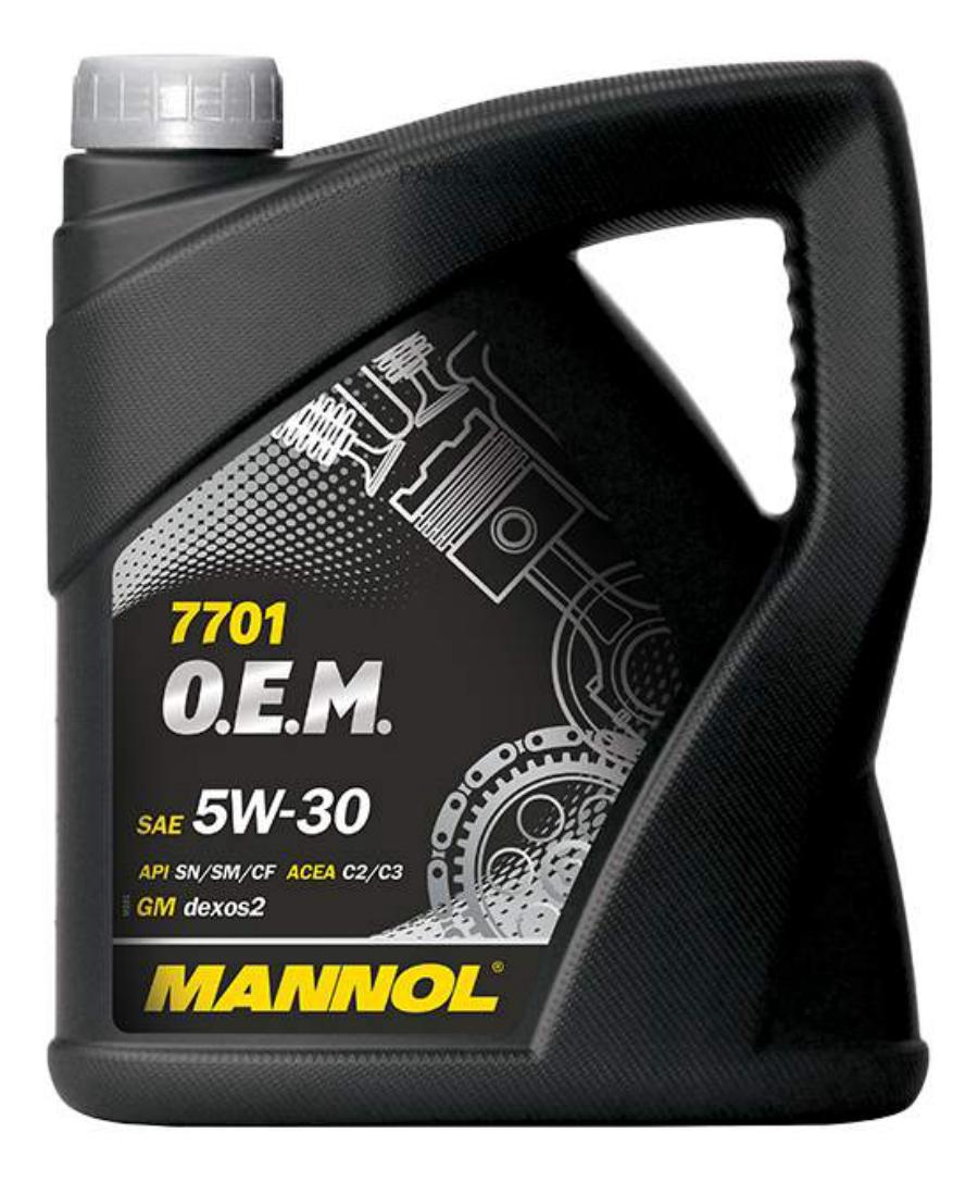 Моторное масло Mannol синтетическое o.e.m. for chevrolet opel 5w30 4л 100055263200