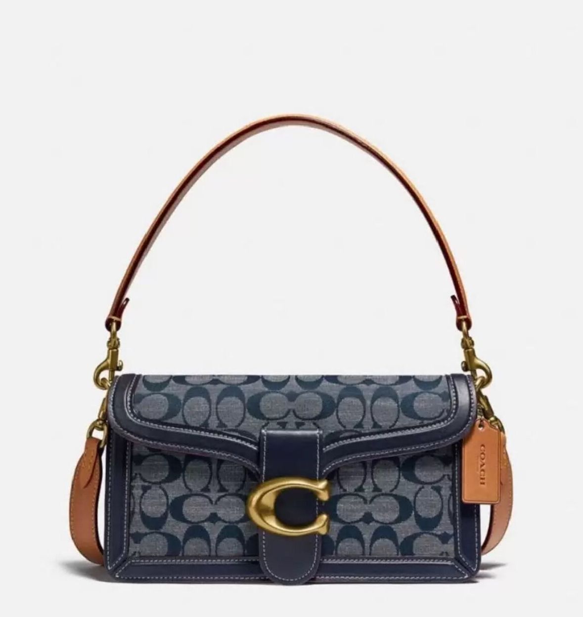 

Сумка кросс-боди женская Coach Tabby b4/chambray midnight navy mlti, Синий, Tabby