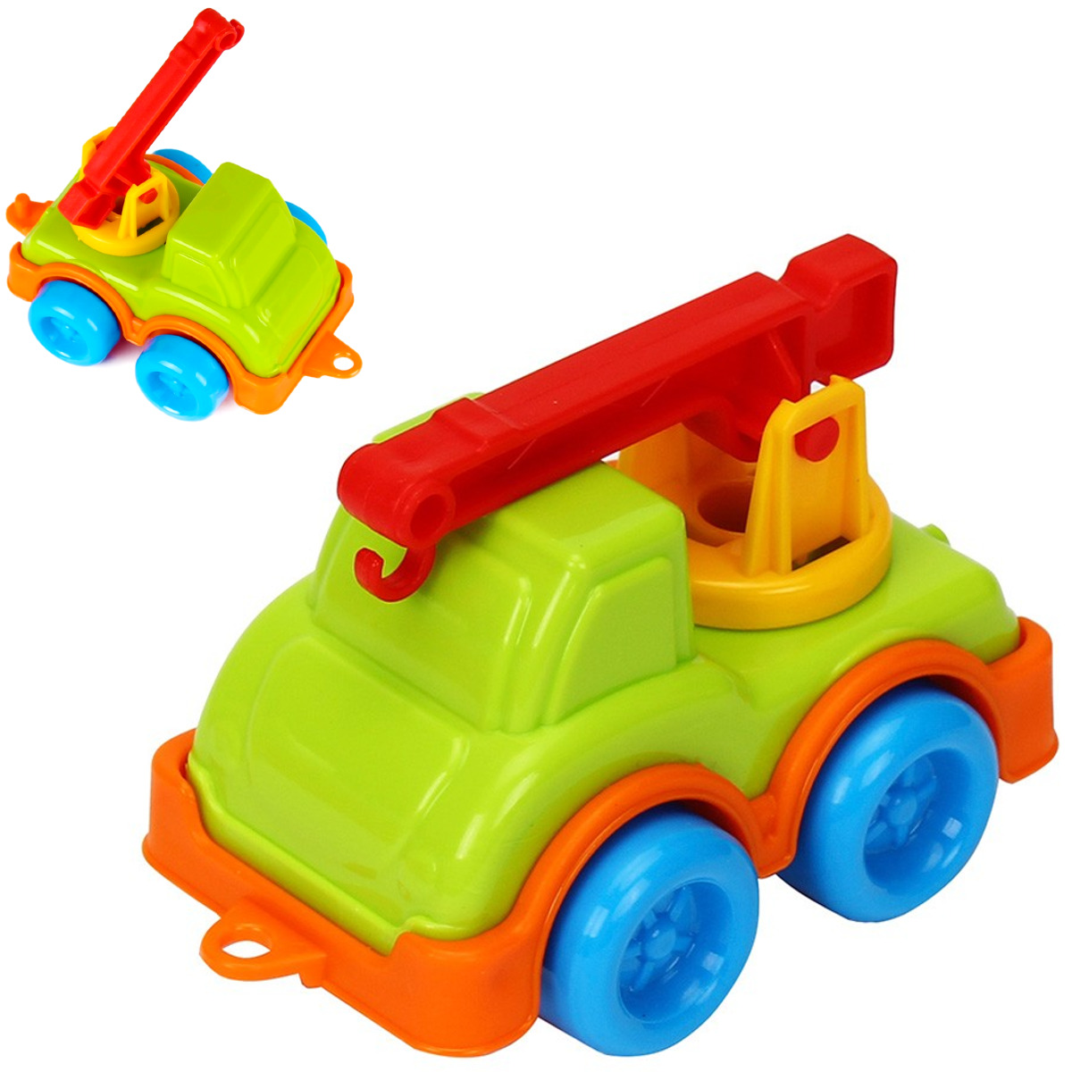 

Игрушка ТехноК Автокран Мини, строительная техника, 101628, Зеленый