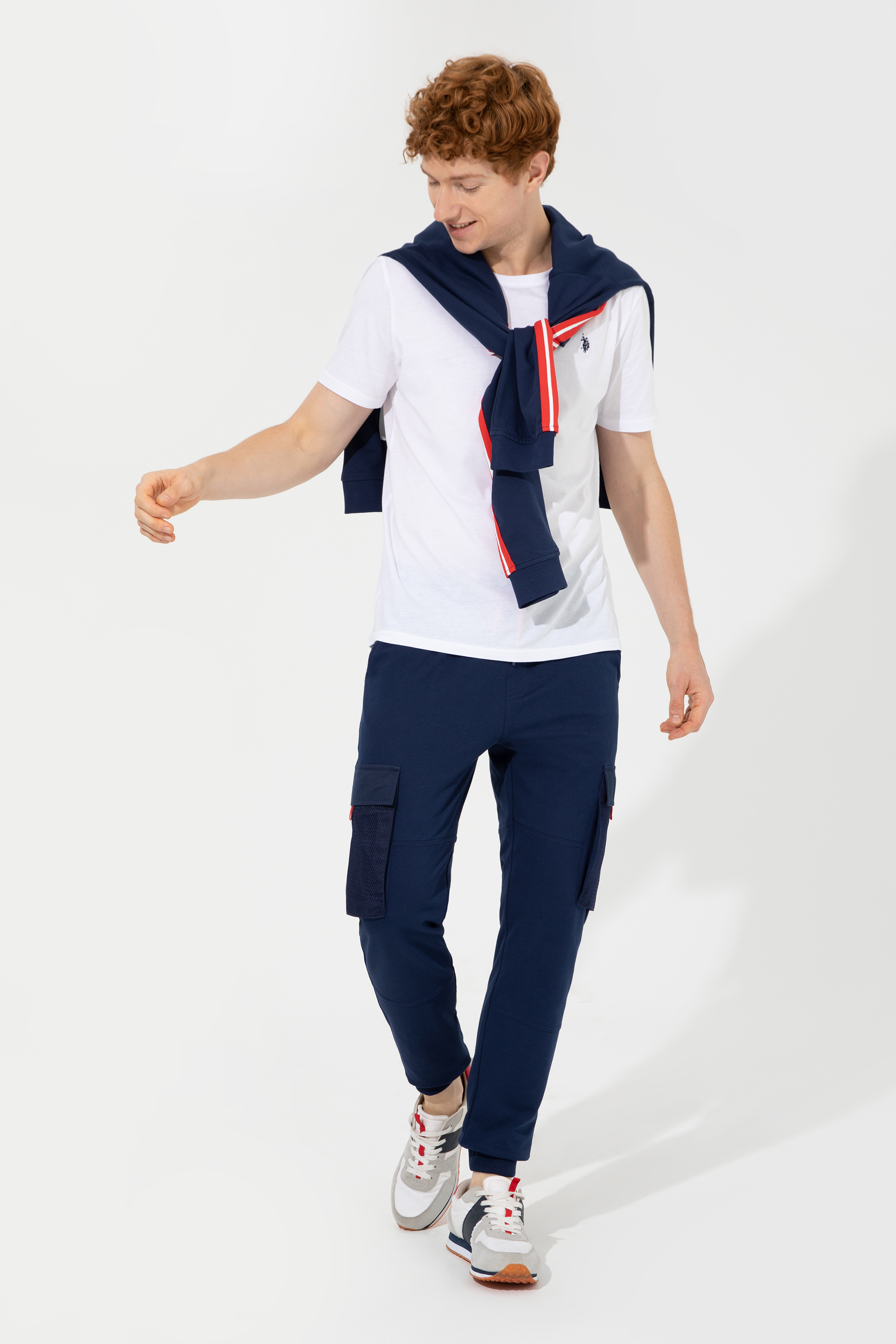 

Спортивные брюки мужские U.S. POLO Assn. G081SZ0OP0LOKKEN синие S, Синий, G081SZ0OP0LOKKEN