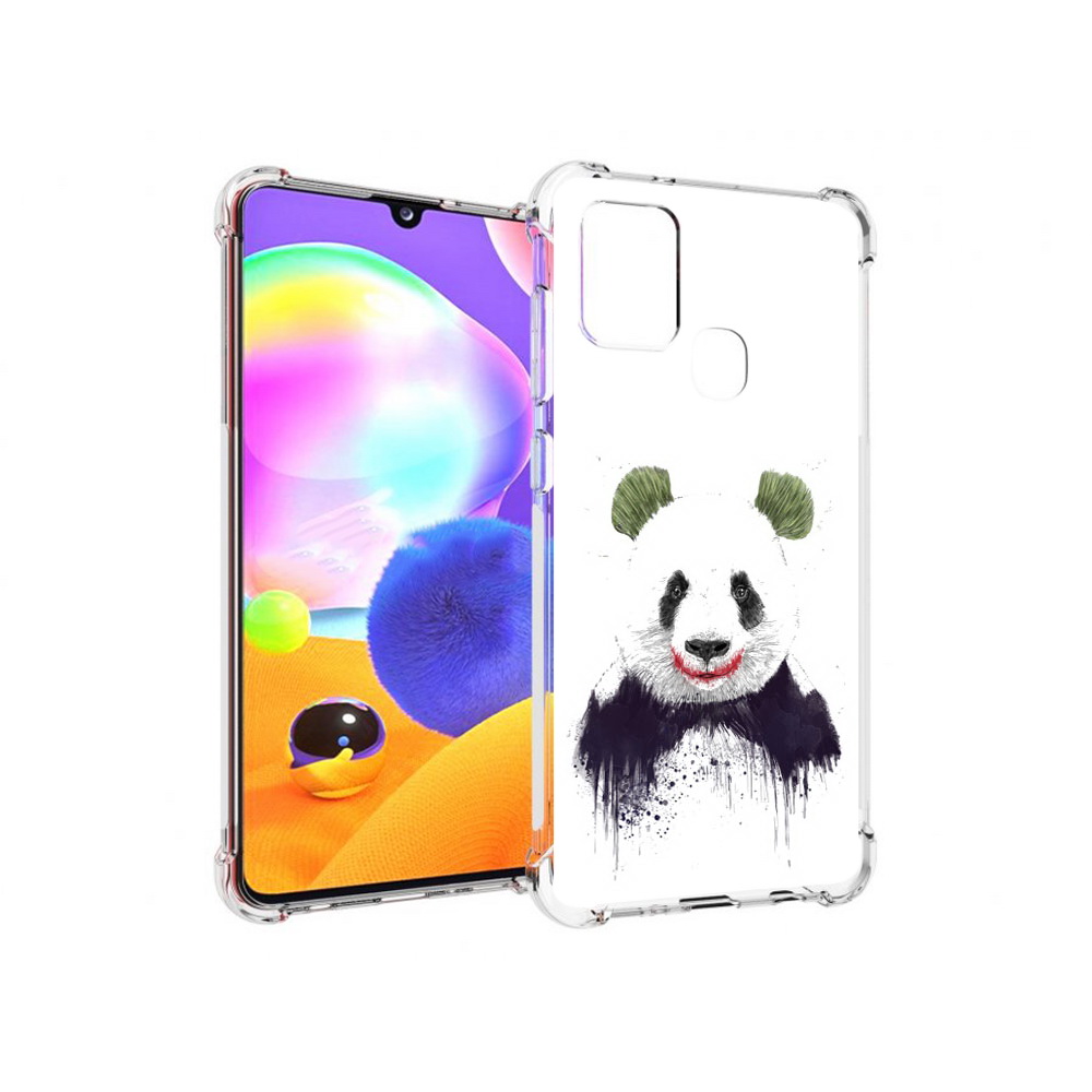 

Чехол MyPads Tocco для Samsung Galaxy A21s панда джокер (PT149116.528.533), Прозрачный, Tocco