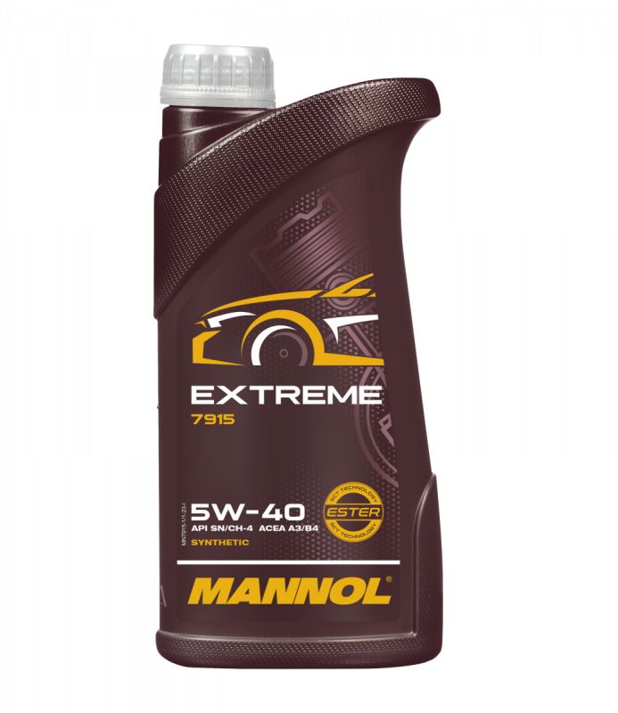 

Моторное масло синтетическое MANNOL EXTREME 7915 5W-40 1 л.