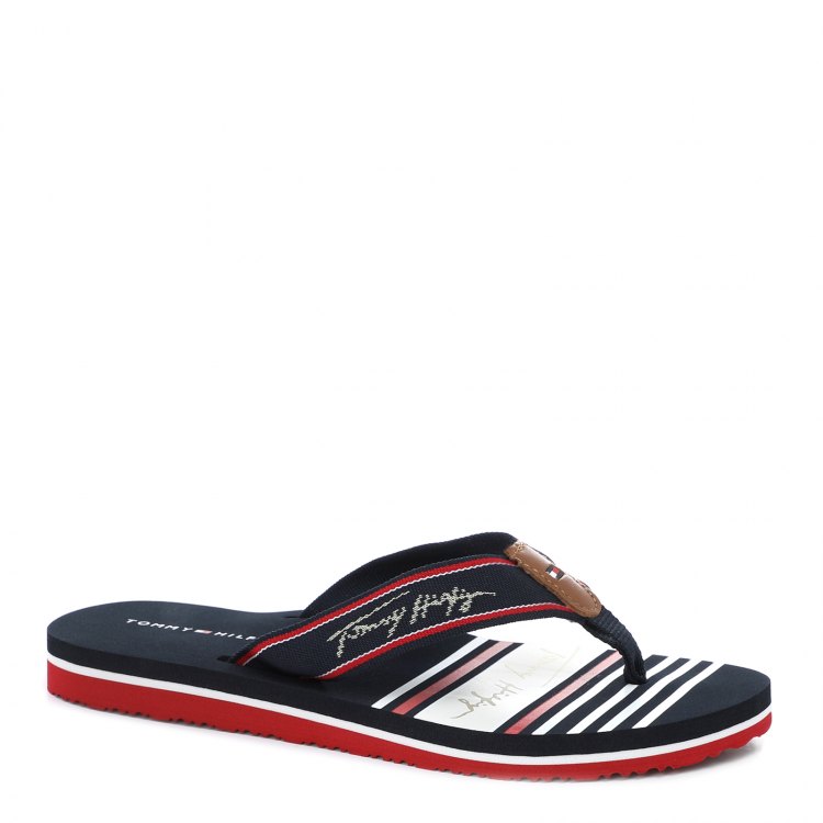 

Шлепанцы женские Tommy Hilfiger FW0FW05662 синие 41 EU, FW0FW05662
