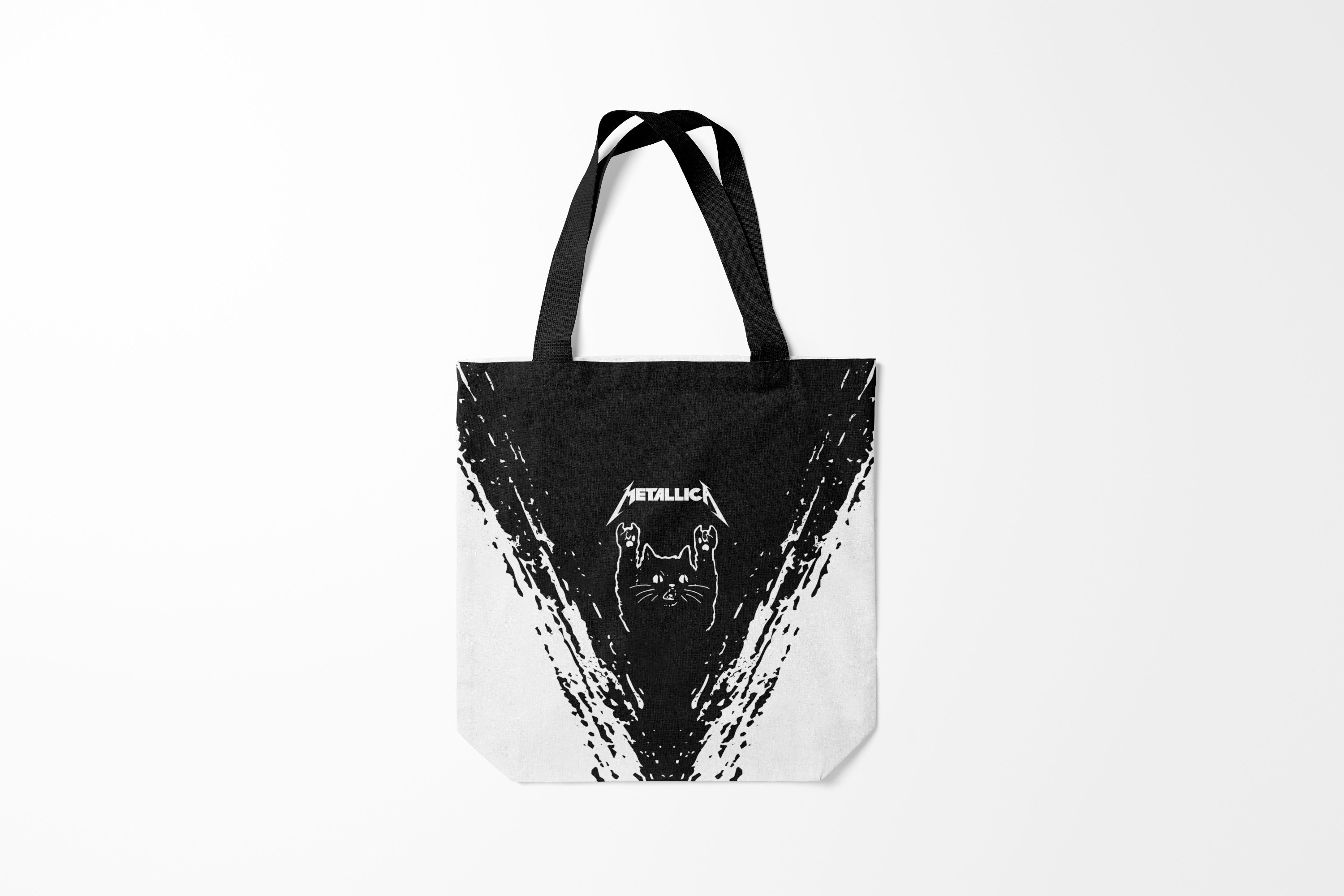 

Сумка шoппер унисекс Burnettie Metallica Мяуталлика Meowtallica., разноцветный, Metallica Мяуталлика Meowtallica.