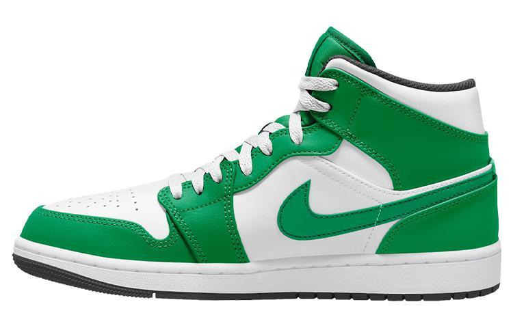 

Кеды унисекс Jordan Air Jordan 1 Mid Celtics зеленые 40.5 EU, Зеленый, Air Jordan 1 Mid Celtics