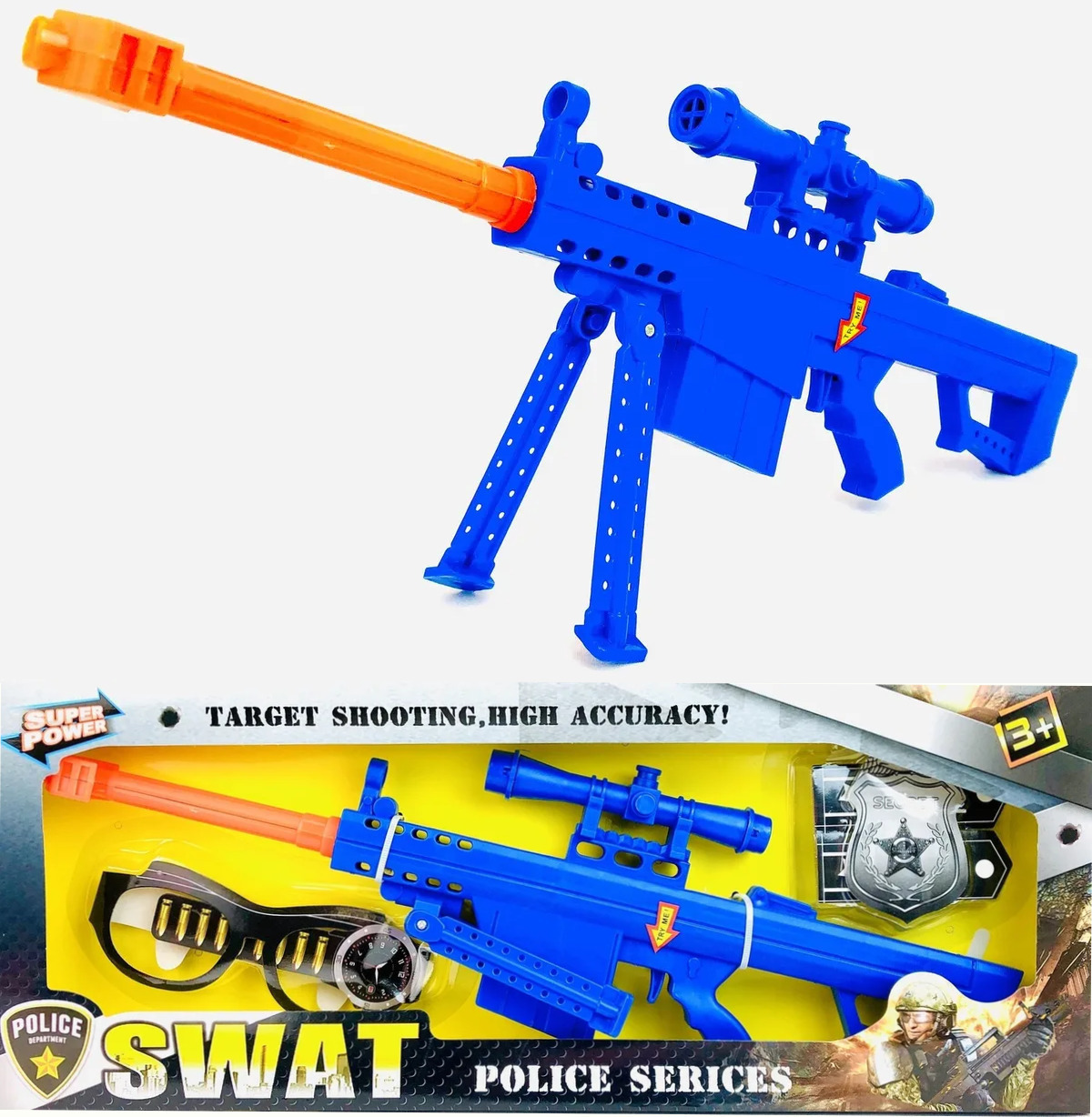 Детский игровой набор полицейского PLAYSMART Swat синий 107527 усилитель swat rev 1 650d