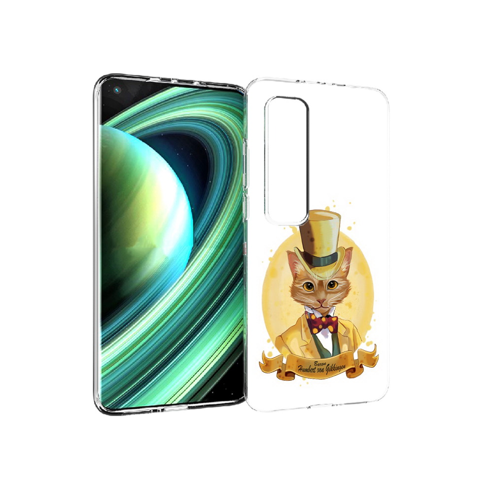 

Чехол MyPads Tocco для Xiaomi Mi 10 Ultra кот юрист (PT156404.264.401), Прозрачный, Tocco