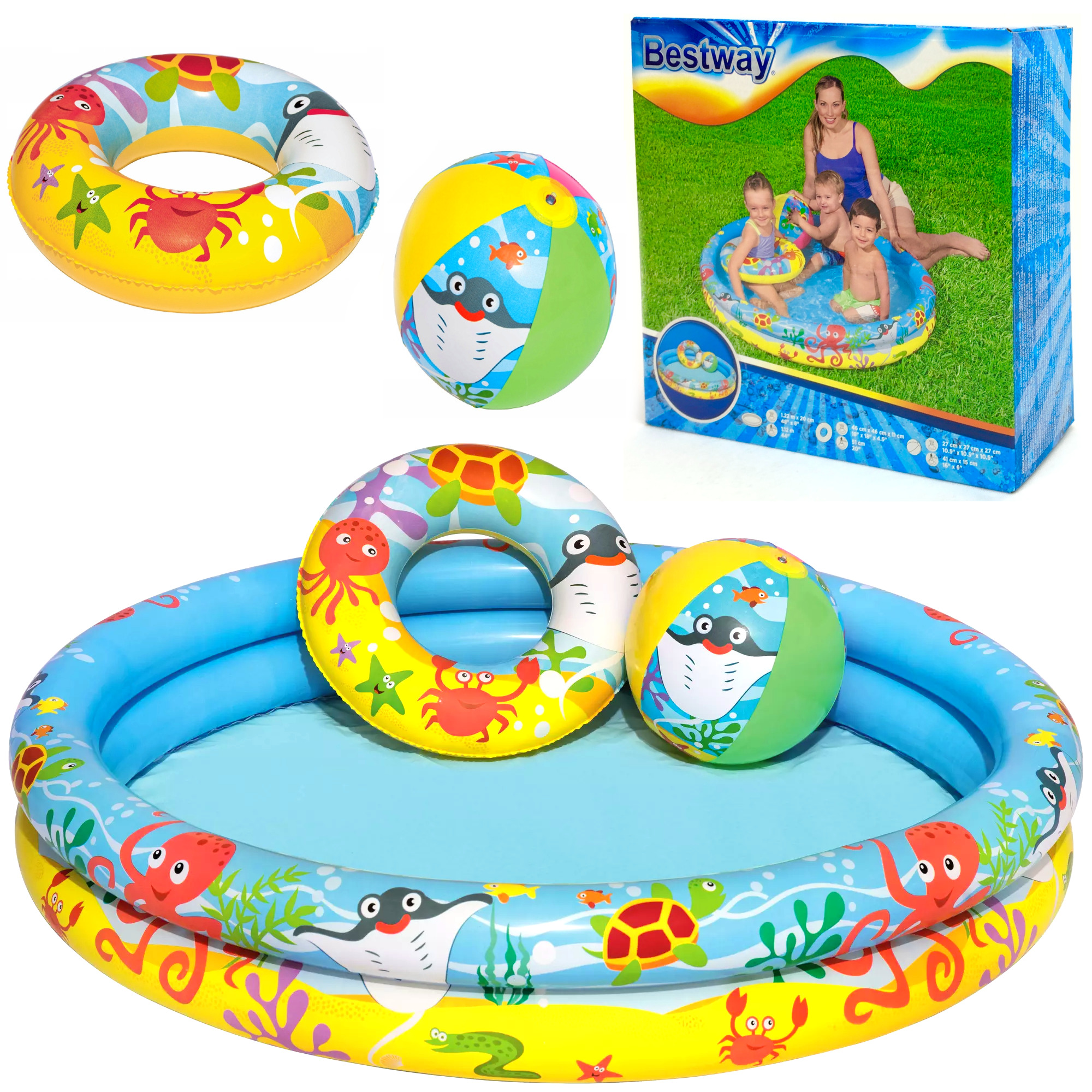 фото Надувной бассейн intex play pool set 108050