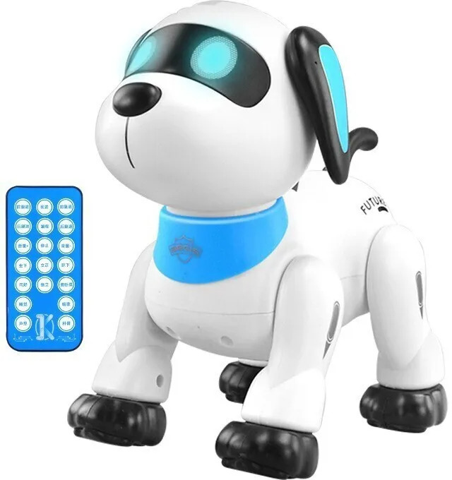 Интерактивная радиоуправляемая собака-робот Zhorya Пультовод, ZYA-A2906 арт. 108210 интерактивная радиоуправляемая воздушная собачка робот zhorya сенсор выполняет команды