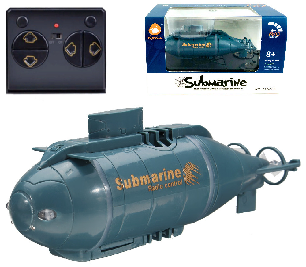 Радиоуправляемая подводная лодка Happy Cow Submarine синий 108295