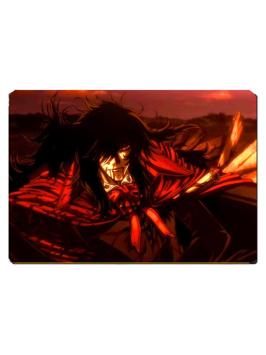 фото Коврик для мыши алукард аниме hellsing drabs