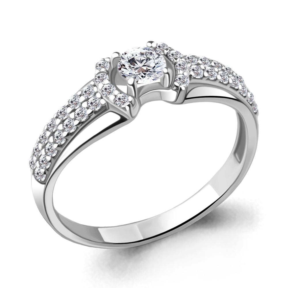 

Кольцо из серебра р. 17 AQUAMARINE 68993А_925_р, 68993А_925_р