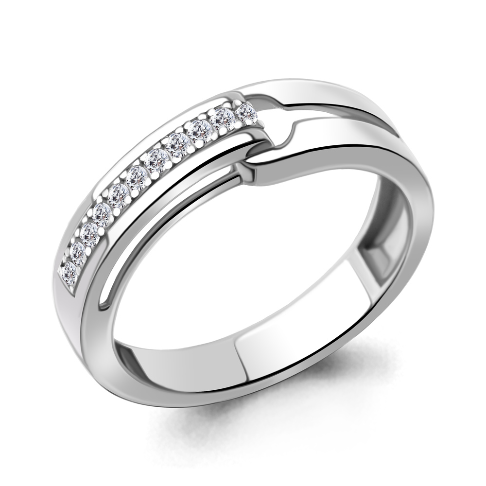 

Кольцо из серебра р. 16,5 AQUAMARINE 67278А_925_р, 67278А_925_р