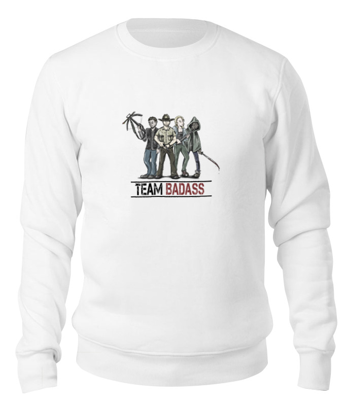 

Свитшот унисекс Printio The walking dead белый XS, The walking dead