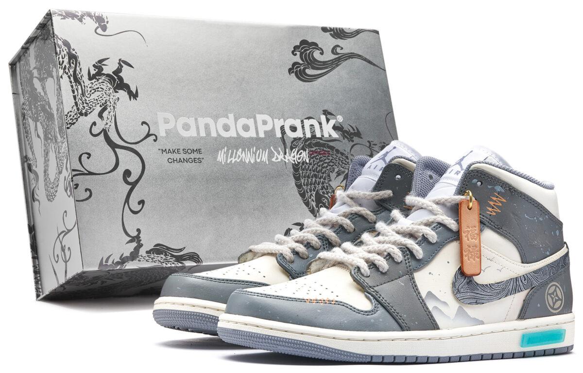 

Кеды унисекс Jordan Air Jordan 1 Mid CNY серые 43 EU, Серый, Air Jordan 1 Mid CNY