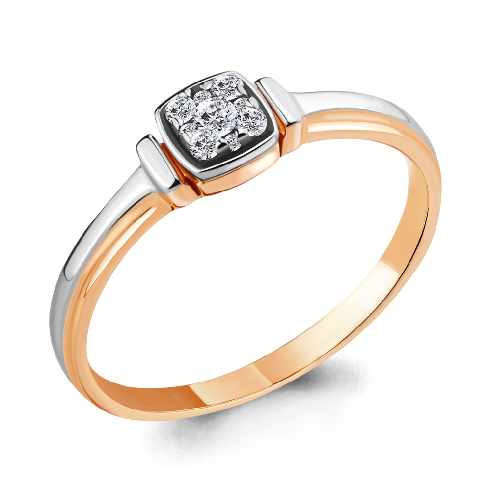 

Кольцо из золота р.  AQUAMARINE 963686к_585_кз, 963686к_585_кз