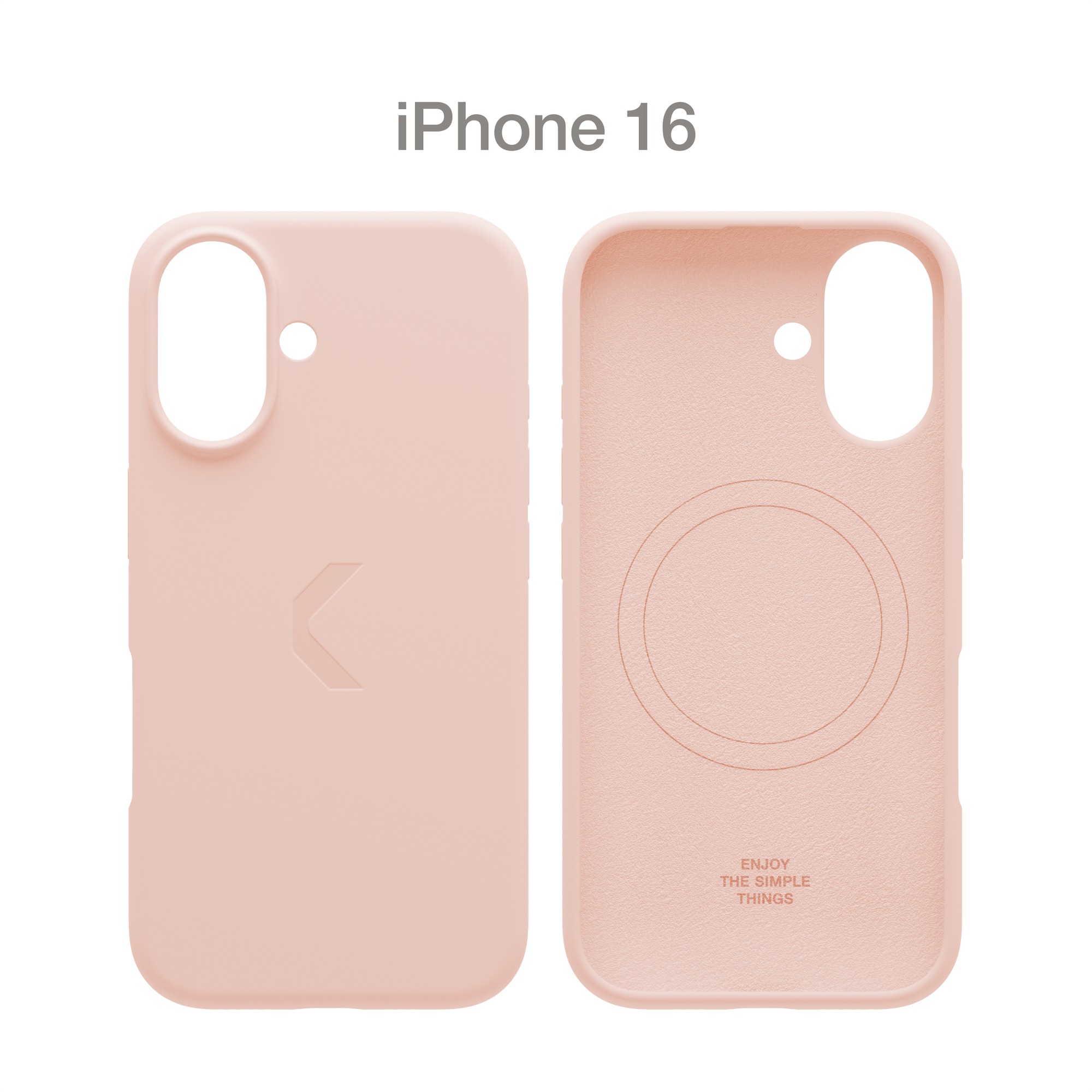 Чехол COMMO Shield Case для Apple iPhone 16 с поддержкой беспроводной зарядки, Peach Pink