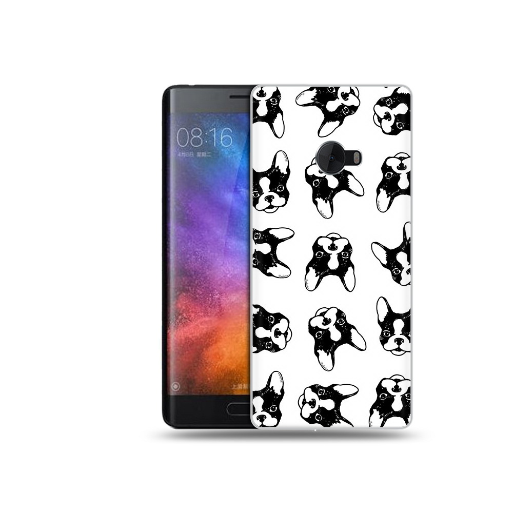 

Чехол MyPads Tocco для Xiaomi Mi Note 2 черно белые собачки (PT91960.333.683), Tocco