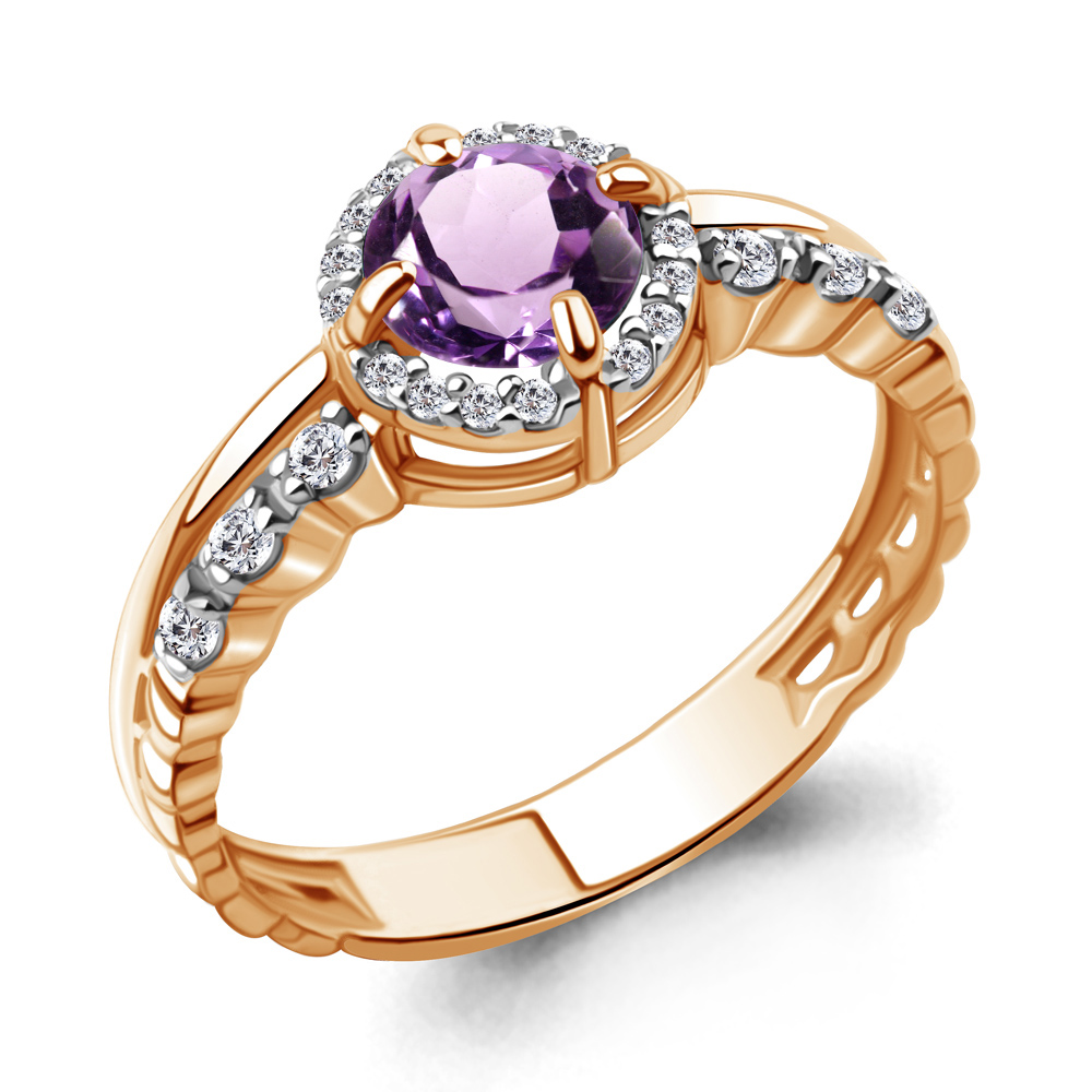 

Кольцо из серебра р. , AQUAMARINE 6449204А_925_з, 6449204А_925_з