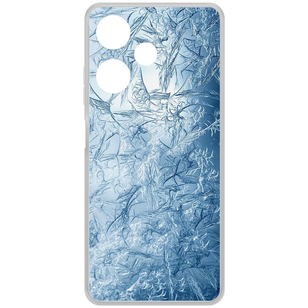 Чехол-накладка Krutoff Clear Case Лед для Infinix Hot 30i