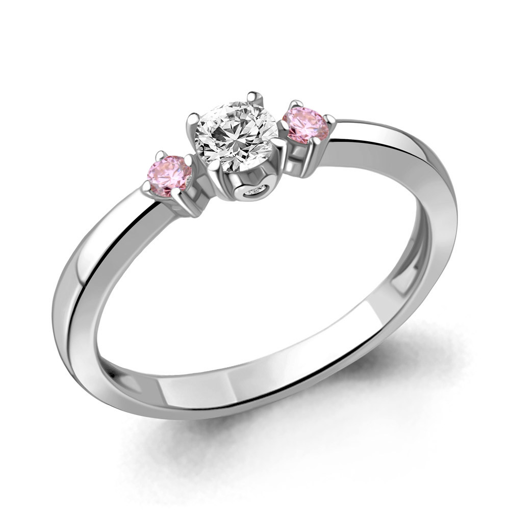 

Кольцо из серебра р. 17,5 AQUAMARINE 68929АВ_925_р, 68929АВ_925_р