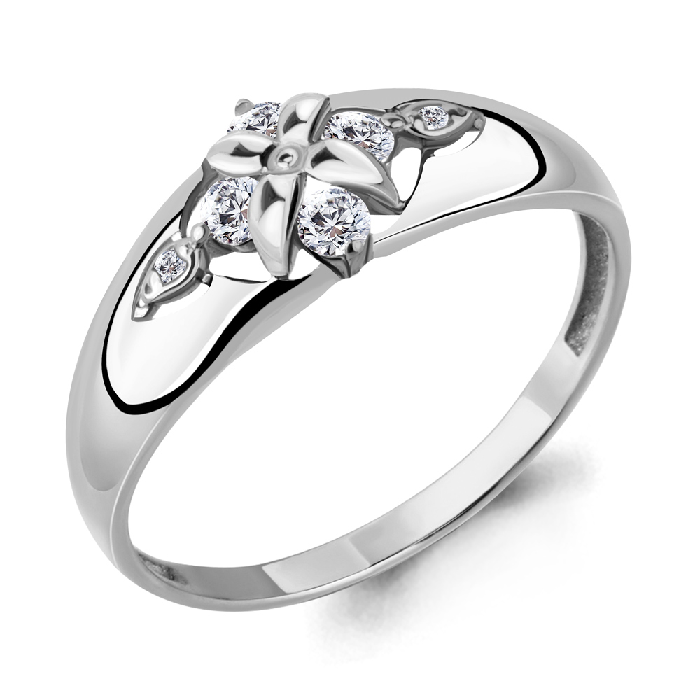 

Кольцо из серебра р. 17 AQUAMARINE 68281А_925_р, 68281А_925_р