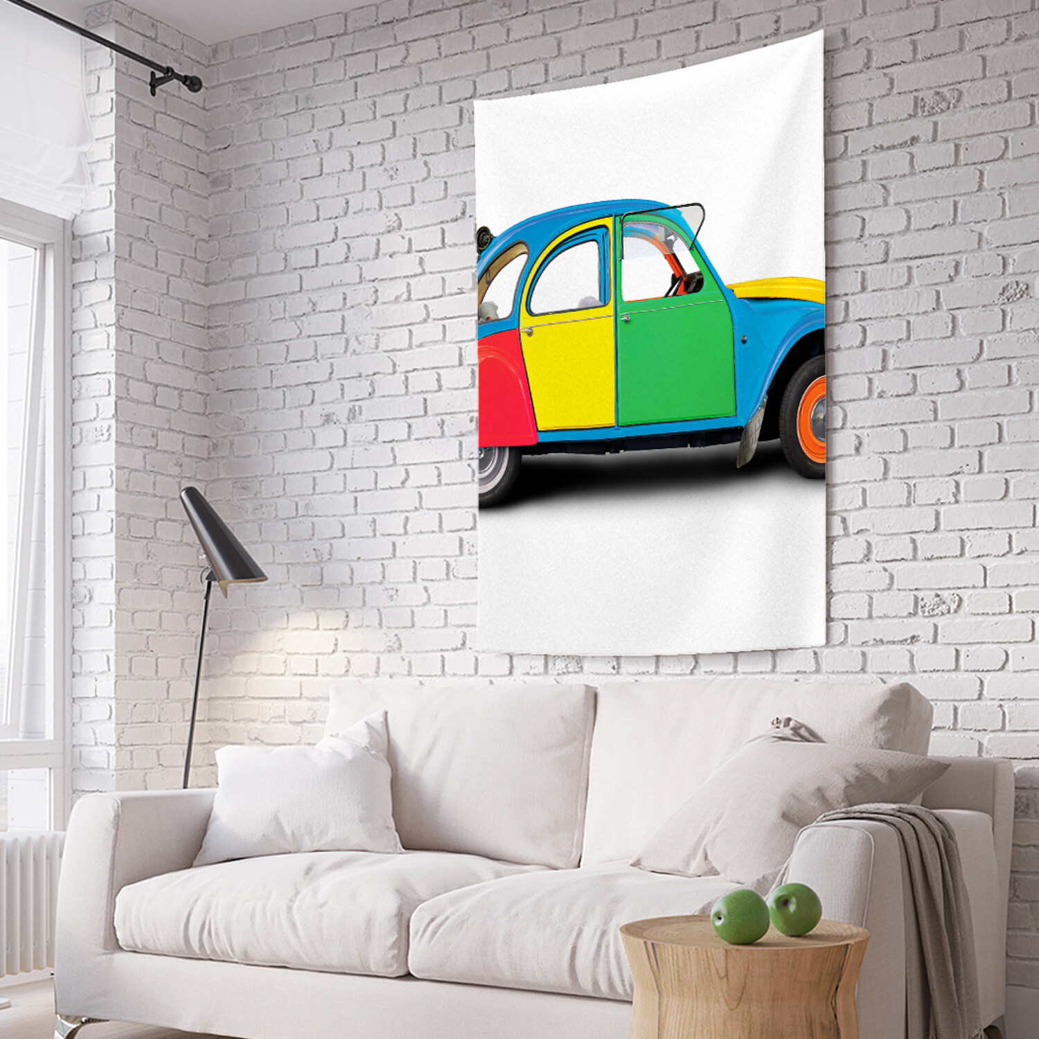 

Вертикальное фотопанно на стену JoyArty Красочное авто 150x200 см, Красочное авто