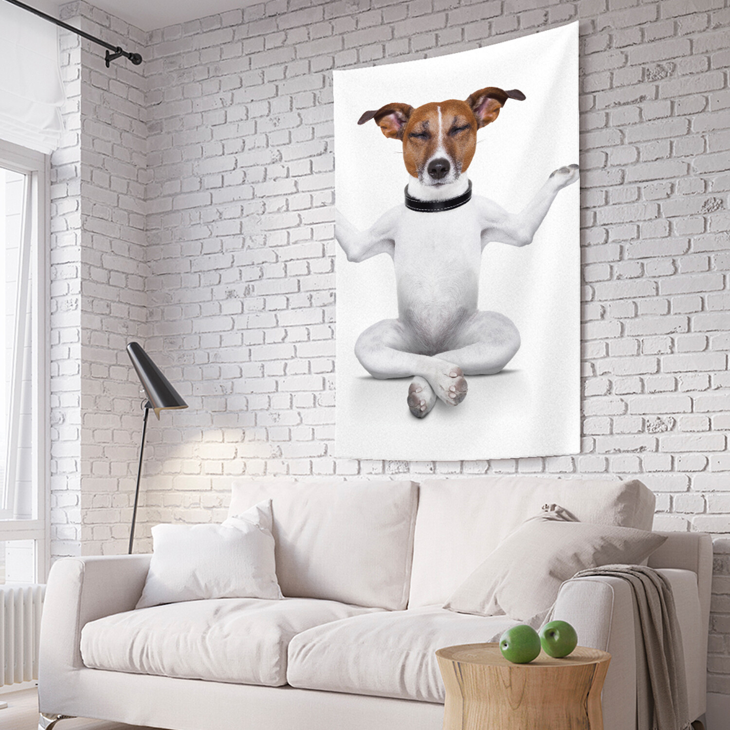 

Вертикальное фотопанно на стену JoyArty Медитирующая собака 150x200 см, Медитирующая собака