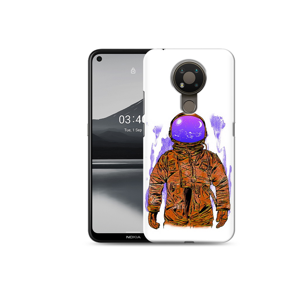 

Чехол MyPads Tocco для Nokia 3.4 нарисованный мужчина в скафандре, Прозрачный, Tocco