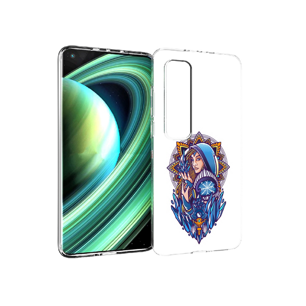 

Чехол MyPads Tocco для Xiaomi Mi 10 Ultra кристал мейден дота 2 (PT156404.264.415), Прозрачный, Tocco