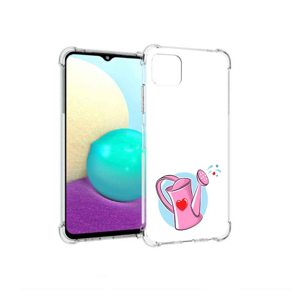 

Чехол MyPads Tocco для Samsung Galaxy A22 Лейка любви 14 февраля, Прозрачный, Tocco