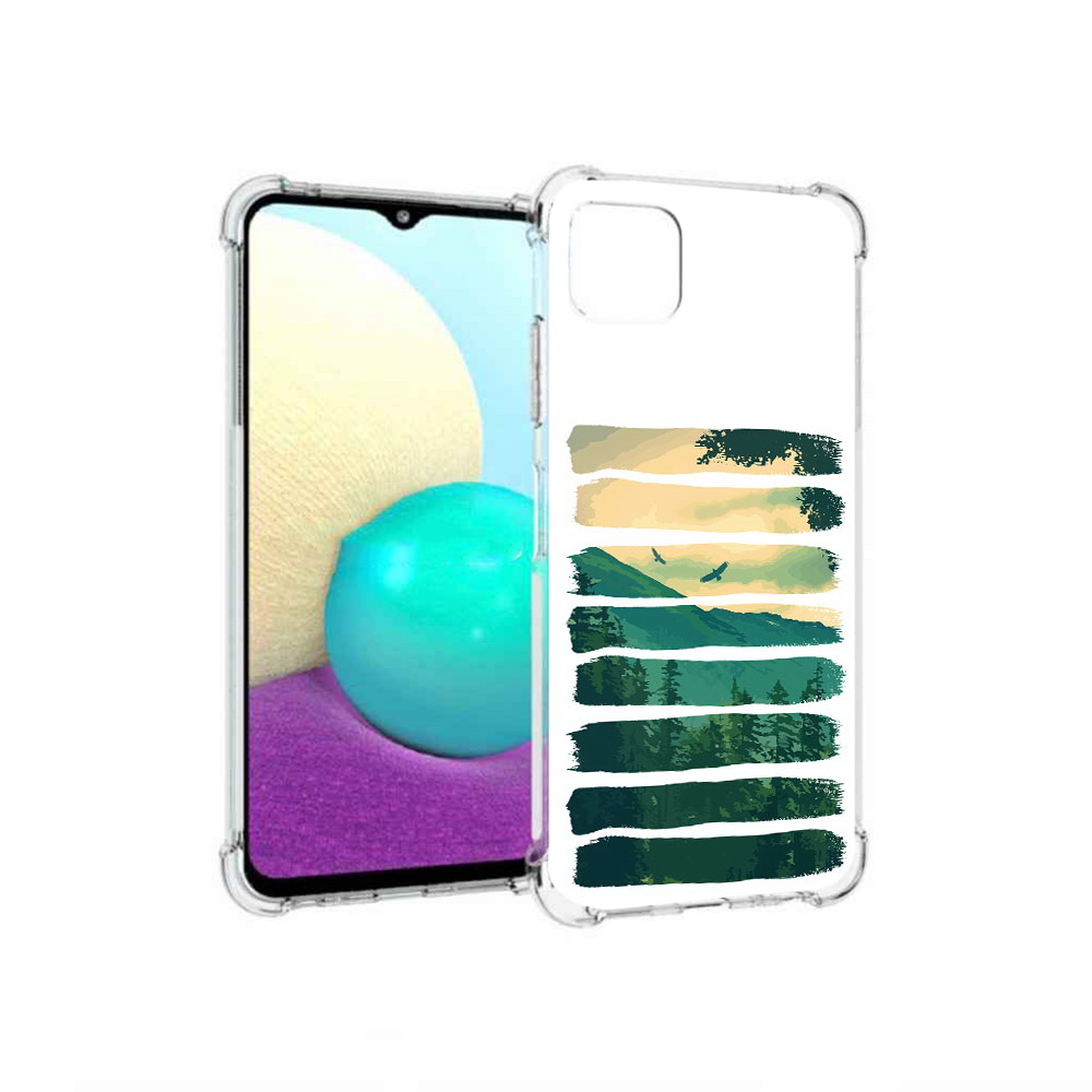 

Чехол MyPads Tocco для Samsung Galaxy A22 Лесная чаща, Прозрачный, Tocco