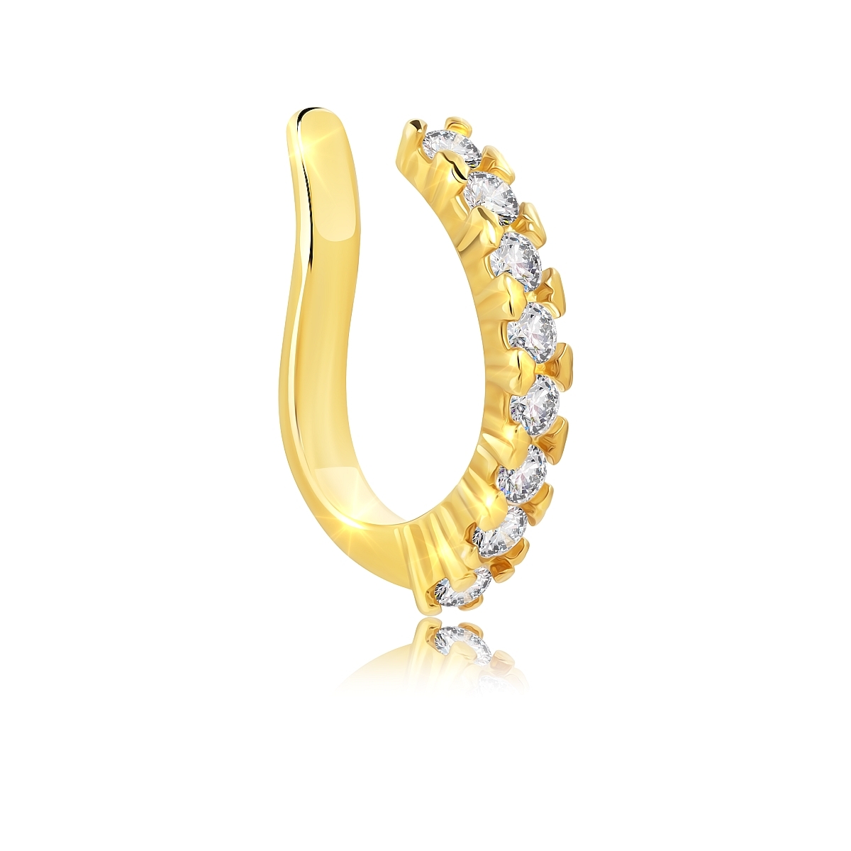

Моносерьга из серебра VALTERA 118539, фианит, 118539
