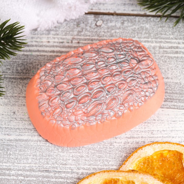 Фигурное мыло Мыльные штучки Шкура дракона оранжевое, 90гр