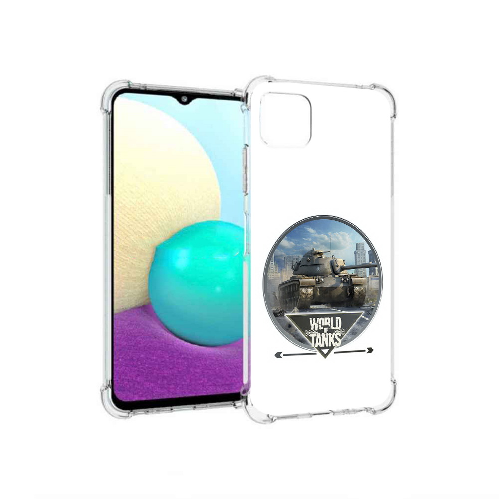 

Чехол MyPads Tocco для Samsung Galaxy A22 Мир танков, Прозрачный, Tocco