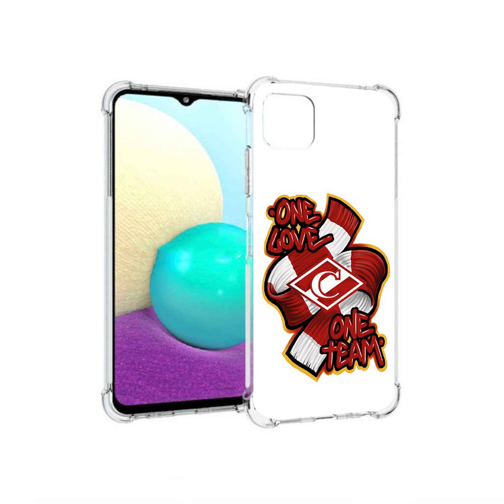 

Чехол MyPads Tocco для Samsung Galaxy A22 Одна любовь-Спартак, Прозрачный, Tocco