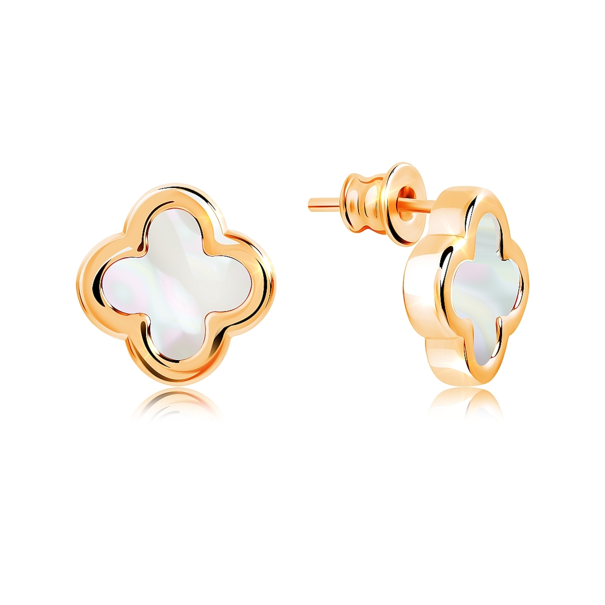 

Серьги из серебра VALTERA 118560, перламутр, 118560
