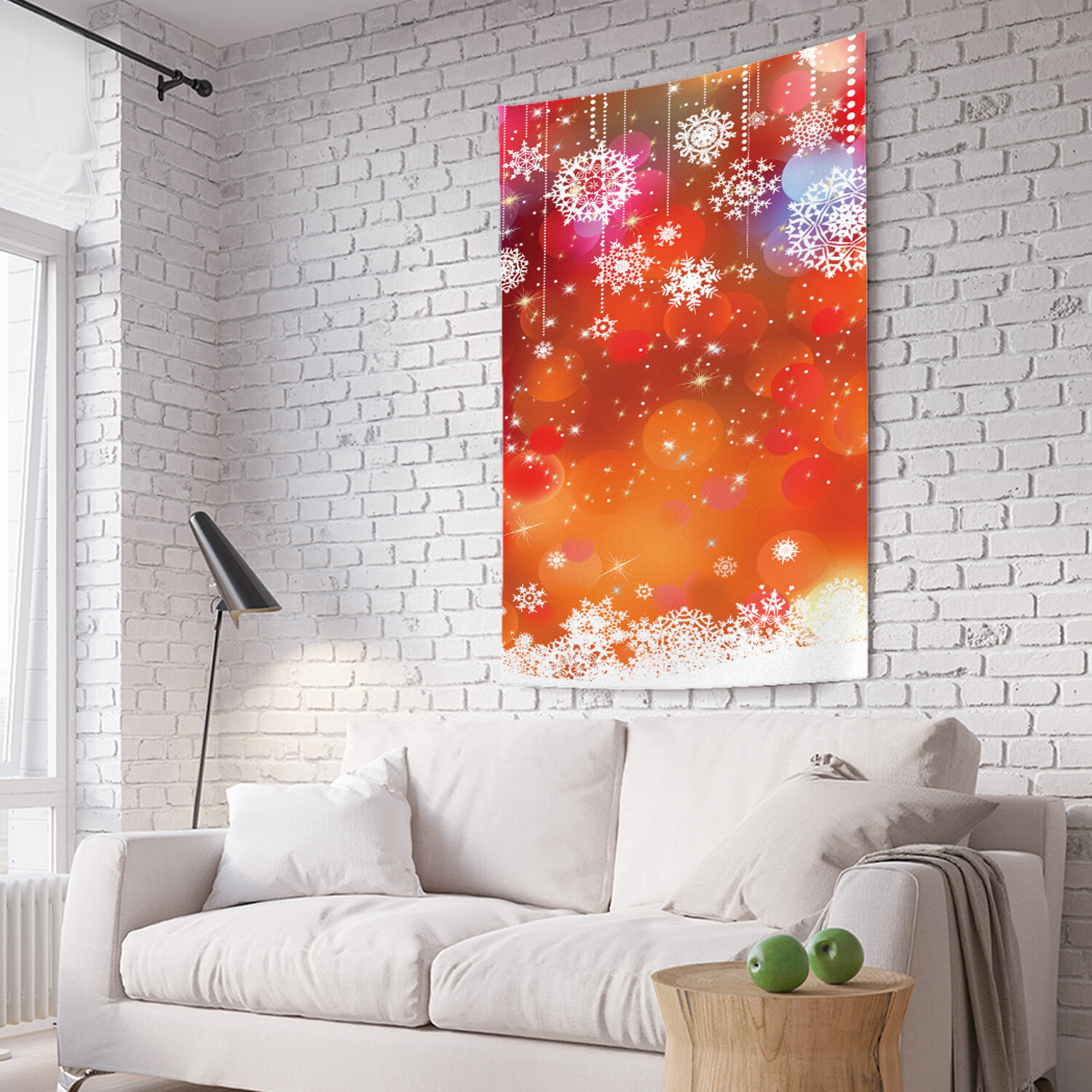 

Вертикальное фотопанно на стену JoyArty Снежный туман 150x200 см, Снежный туман